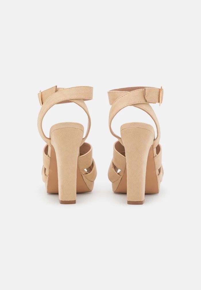 Sandale ANNA FIELD Anna Field High Heeled Sandals Beige Femme | SOZ-0664614